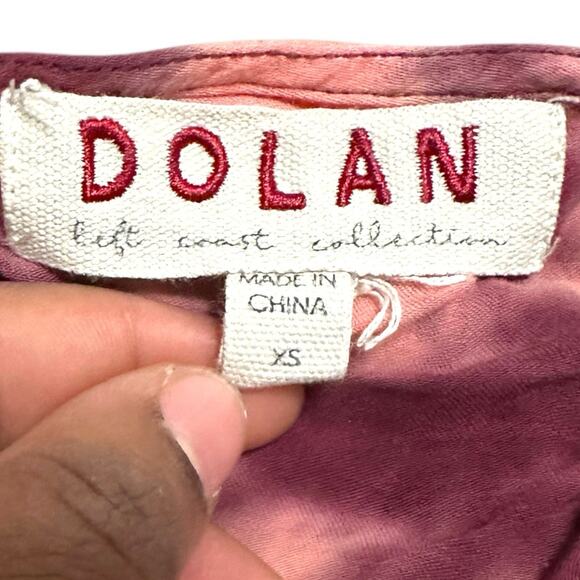 Anthropologie Dolan Eliska Pink Rose Tie Dye Maxi Dress Women’s XS Boho Artsy - Picture 5 of 9